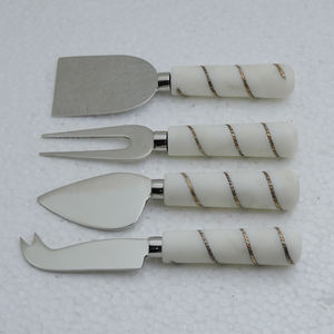 Artisanat Mini Cutter Couteau Cuisine Fromage Ensemble Couteau À Fromage En Acier Inoxydable Poly Résine Métal Fromage Outils En Acier Café Alimentaire Hôtel Désert - Product Image 2