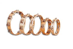 Pandereta de Madera Nueva, Instrumento Musical de Madera de Alta Calidad, Fabricante de Sonidos, Panderos de Madera Promocionales - Product Image 3