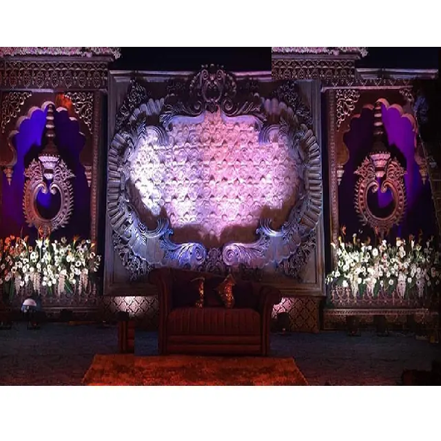 Judío Moderno boda escenario elegante boda escenario configuración tendencia ceremonia de compromiso etapa de decoración
