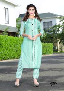 Chiridar indien entièrement cousu avec Fancy Kurti Price - Product Image 2