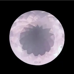 Quartz rose naturel taillé en brillant de 3mm, pierre précieuse de haute qualité, pierre à facettes certifiée IGI, surface lisse - Product Image 1