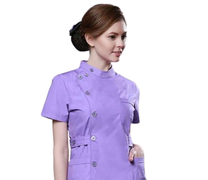 Conjunto de ropa de hospital para mujeres y hombres, set de ropa de diseño a la moda de estilo europeo y ajuste delgado para médicos, matorrales dentales, salón de belleza - Product Image 3