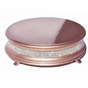 Soporte de diseño moderno para servir pasteles, servidor de pasteles redondo Chapado en cobre a bajo precio para bodas y decoración del hogar - Product Image 5