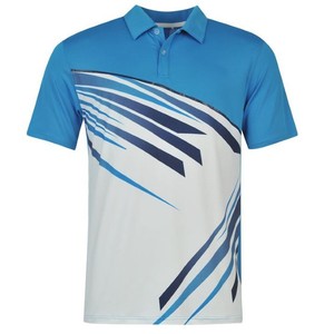 Camiseta de golf de algodón con ajuste personalizado para hombre, camiseta Polo transpirable para ropa deportiva al aire libre - Product Image 1