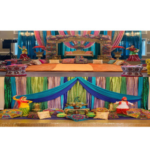 Punjabi ชุดตกแต่งเวทีงานแต่งงานงานแต่งงานสวยๆชุดตกแต่งเวทีจัดงานแต่งงาน - Product Image 1