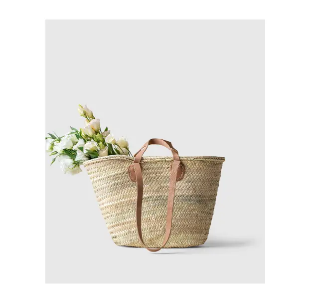 Exported standard straw tote baskets - Make your looking more pretty/cute with eco friendly handbag