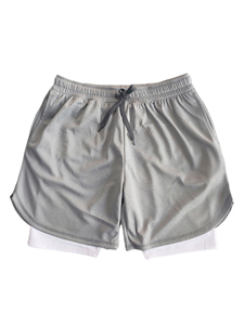 New Stylish Hot Selling Unisex Gym <b>Shorts</b> High Quality Spandex/Cotton Satin SMART FABRIC Breathable Waterproof Quick Dry <b>Zipper</b> - Product Image 3