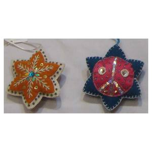 Christmas Hanging Decoration Star Shape Ornament Indian Manufacture - Product Image 1