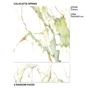 ไฟร์โบลท์ขัดเงาขนาด600x600มม. กระเบื้องปูพื้นพอร์ซเลนขัดเงาการพิมพ์ดิจิตอลไม่ลื่นใช้ภายในโรงพยาบาลดีไซน์ทันสมัย - Product Image 3