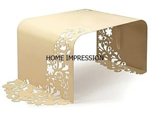 Décoration design artisanat moderne métal aluminium tubé forme irrégulière Table basse faite à la main nouvelle table basse intérieure - Product Image 3