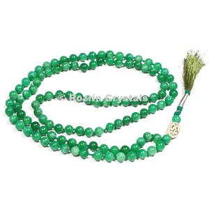 Jaspe verde anudado hecho a mano, Jade verde - Product Image 1