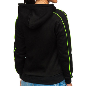 Pull à capuche pour femme, veste en molleton, surdimensionnée, sweat à fermeture éclair, tendance, - Product Image 4