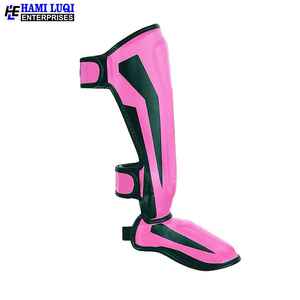 แผ่นรองหน้าแข้งสำหรับฝึกมวยไทยหนังวัวคุณภาพสูงขนาดที่กำหนดเองได้ - Product Image 5