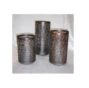 Bougie pilier en métal de conception antique, moderne et élégante, très vendue, pour la décoration de la maison - Product Image 2