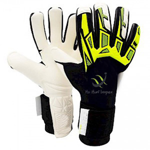 Gants de gardien de but en latex et cuir confortables et personnalisés de haute qualité pour l'entraînement de football et de football - Product Image 1