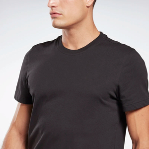 Camiseta OEM de alta calidad para hombre, de algodón, manga corta, negra y blanca, extragrande, con estampado. - Product Image 3