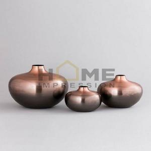 Nuevo florero de Metal Vintage, jarrones de forma personalizada graduados admirables, decoración de jardín para interiores y exteriores, florero de lujo - Product Image 2