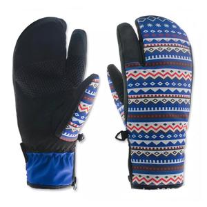 Mitaines de ski unisexes à impression par sublimation, gants de snowboard thermiques isolés pour hommes et femmes, hiver - Product Image 1