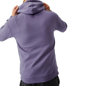 2021 Custom bulk design logo blank fleece fitness men casual full Sleeve purple color pure cotton fleece as per customer demand. - Product Image 3