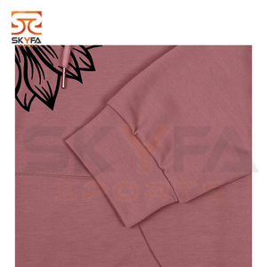 Sudadera Lisa bordada para hombre, jersey con logotipo personalizado de algodón/poliéster, sudaderas con gráficos, venta al por mayor - Product Image 3