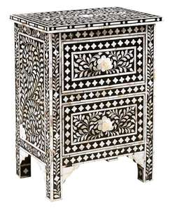 โต๊ะกาแฟทำจากกระดูกและเรซินอินเดียทรงอูฐแบบฝังเพชรโต๊ะกลางเฟอร์นิเจอร์บ้าน - Product Image 4