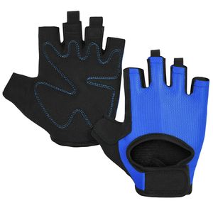 Guantes de fitness de medio Dedo de diseño personalizado para entrenamiento de gimnasia, levantamiento de pesas, ciclismo, cuero transpirable, entrenamientos deportivos al por mayor - Product Image 3