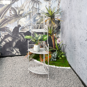 Barato 3 Planta Estratificada Estante อัล Aire,เสาโลหะบรรณารักษ์เดอฟลอเรส - Product Image 2