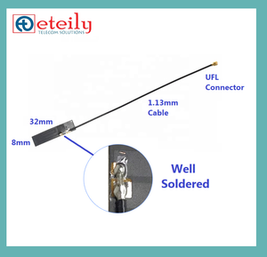 Antena interna Flexible de perfil bajo, 4G, con Cable de 1,13mm + conector UFL, hecha en la India, pcb, gran oferta - Product Image 3