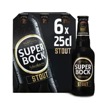सुपर BOCK मोटा उच्च गुणवत्ता बियर पुर्तगाल से 0,25L - 4 पैक x 6 की बोतलें-PULLOFF-ओउ