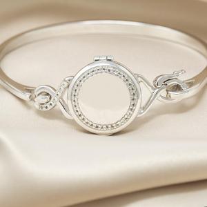 Sterling <b>Silver</b> <b>Bangle</b> <b>Bracelet</b> - Product Image 1