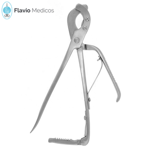 Alicate de castración emasculador blanco, <span class=keywords><strong>Triple</strong></span> trituración con trinquete, instrumentos de veterinaria, acero inoxidable - Product Image 4