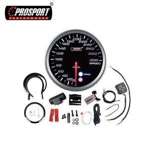 Compteur de vitesse 80mm 3 couleurs 300 Kmh pour voiture-état neuf - Product Image 4