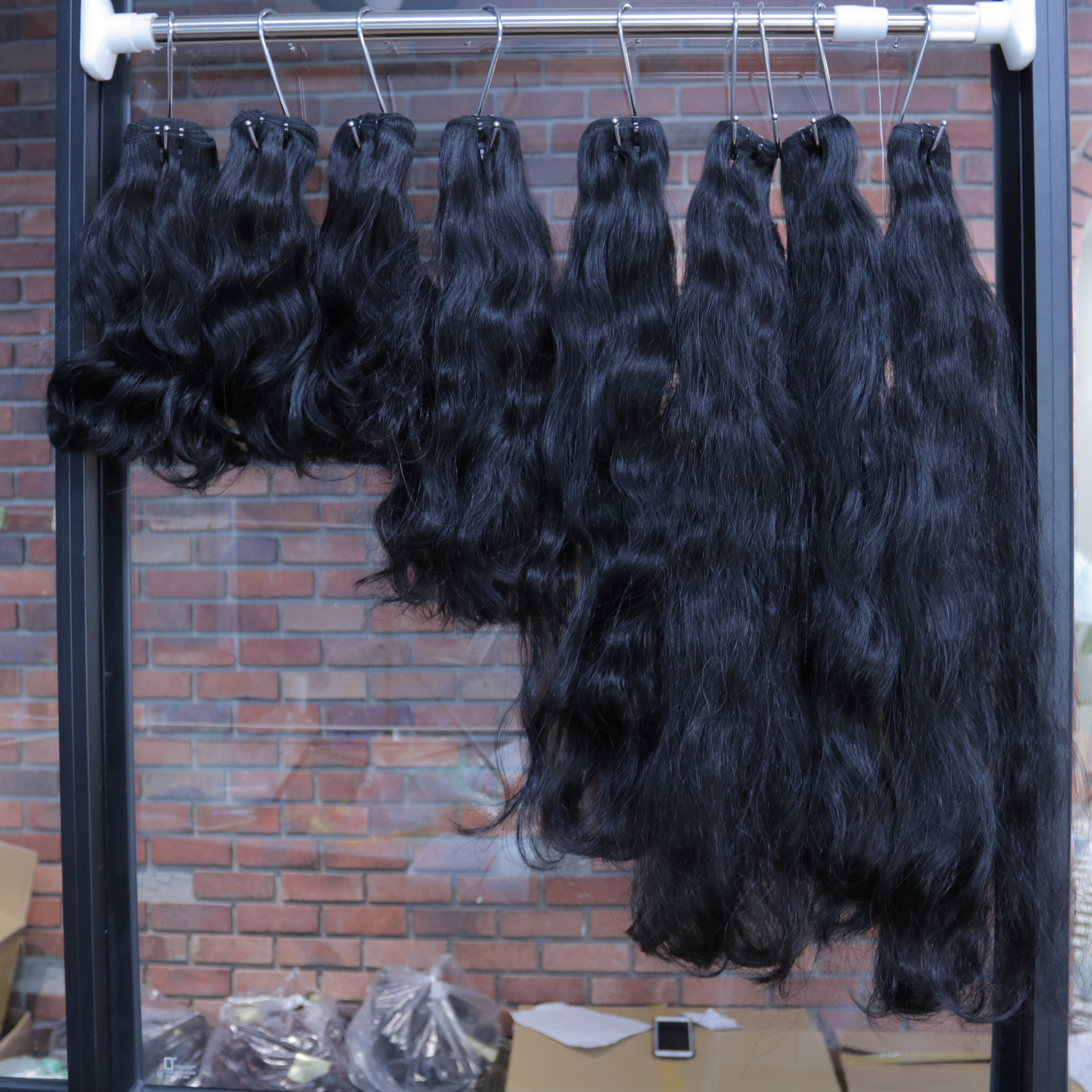 Michair - Raw Cambodian Hair Unverarbeiteter Virgin Supplier, Raw Curly Cambodian Hair, Raw Natural Wave Wavy Hair