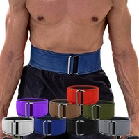 Ceintures d'haltérophilie personnalisées Ceinture d'haltérophilie en nylon réglable Eva Ceinture de soutien dorsal d'haltérophilie
