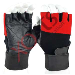 La mayoría de las ventas gimnasio levantamiento de pesas culturismo Fitness guantes entrenamiento deporte guantes Unisex antideslizante logotipo personalizado - Product Image 1
