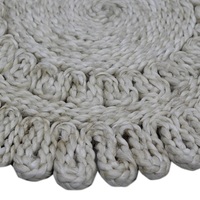 Nouveau tapis tressé à la main en jute et sisal, design étoile, personnalisable, ignifuge, adapté aux animaux domestiques, pour camping, voyage, maison, hôtel, fait main, lavable