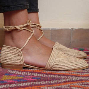 <b>Raffia</b> <b>Sandals</b>,<b>raffia</b> Slippers,nude <b>Sandals</b> Unique Handmade Collection - Product Image 1