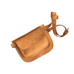 Riñoneras de piel auténtica de alta calidad ajustables, multiusos, informales, con logotipo personalizado, diseño sólido, venta al por mayor, superventas - Product Image 3