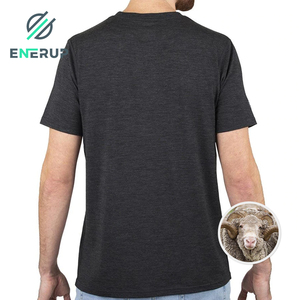 Maglietta in Lana Merino e Seta Enerup, Personalizzabile, 150g, Manica Corta, Taglie Grandi per <span class=keywords><strong>Uomo</strong></span>, XL-XXXXL - Product Image 4