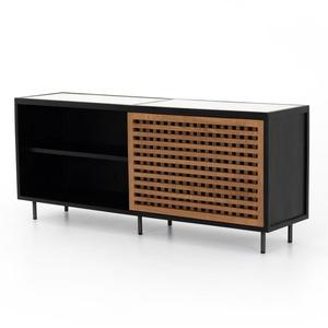 mango wood storage cabinet buffet commode sideboard