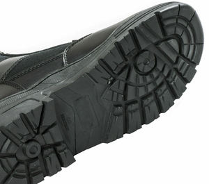 Botas de Combate de Cuero Negro de Alta Calidad para Patrulla, Cadete y Seguridad al Aire Libre - Product Image 4