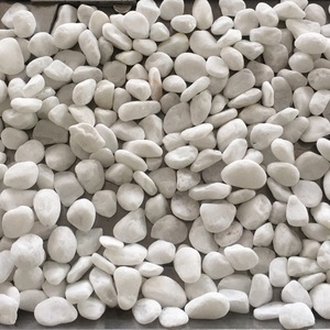 Pierre ronde polie blanche naturelle de pavé pour le pavage extérieur de pierre de paysage - Product Image 1