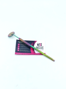 Best Arrival High Quality Rainbow Plasma Stainless Steel Circle Design Eyelash Extension <b>Mirror</b> Custom Logo Beauty Instruments - Product Image 3