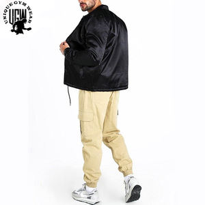 <b>Lightweight</b> <b>Men's</b> Custom Made High Quality 100% Polyester Breathable Waterproof Windproof <b>Casual</b> Flight Satin <b>Jackets</b> Wholesale - Product Image 6