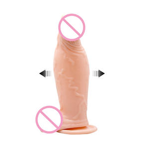 Großhandel japanisches Mädchen Big Cock Fernbedienung Frauen Sexspielzeug Vibrierender Dildo Realistischer aufblasbarer Dildo für Männer - Product Image 4