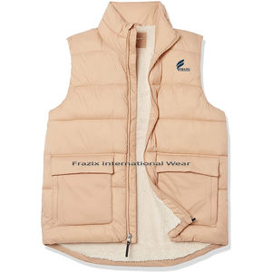 Chaleco Acolchado Transpirable de Secado Rápido 100% Poliéster para Hombre, Estilo Casual con Logotipo Personalizado para Invierno, Venta al Por Mayor - Product Image 1