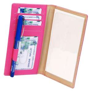 2025ใส่สมุดเช็คหนังแท้สำหรับผู้ชายและผู้หญิงมีหลายสี - Product Image 1