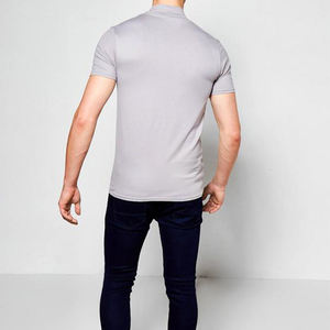 Impresión personalizada Tri mezcla T camisa 50% Algodón, 25% poliéster, 25% rayón camisetas venta al por mayor del OEM - Product Image 3