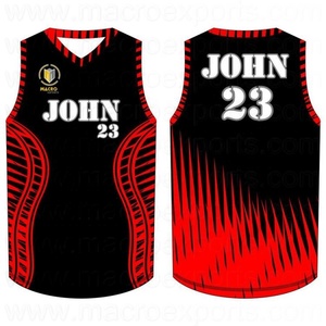 Maillots de basket-ball et t-shirts d'équipe personnalisés par sublimation, taille plus, imprimés en spandex/polyester - Product Image 6