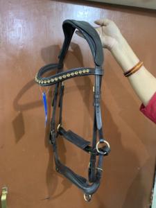 Bride anatomique de cheval de qualité spéciale en cuir véritable réduction de poids saisonnière intelligente - Product Image 4